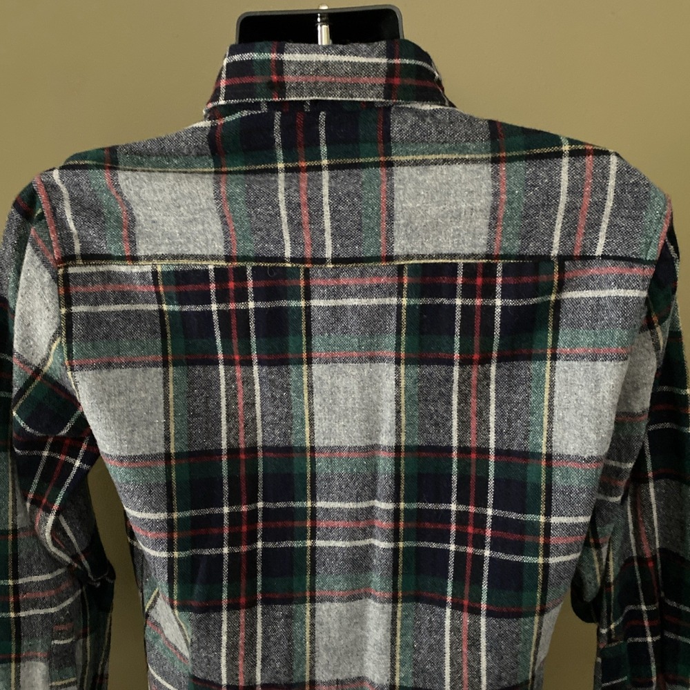 Vintage Tartan Plaid  Ardsley Men's Wool Flanel‎ Button Up Shirt Small - Picture 4 of 9